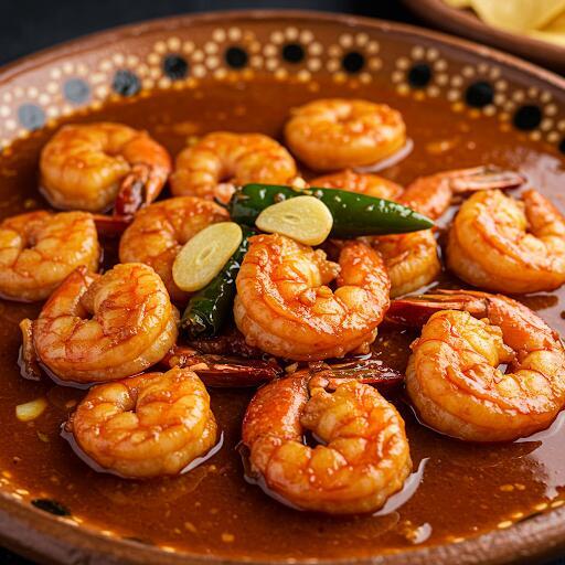 Camarones A La Diabla (spicy)