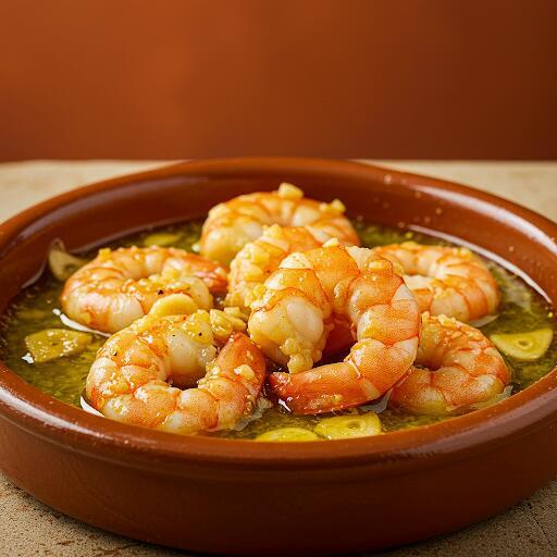 Camarones Al Mojo De Ajo